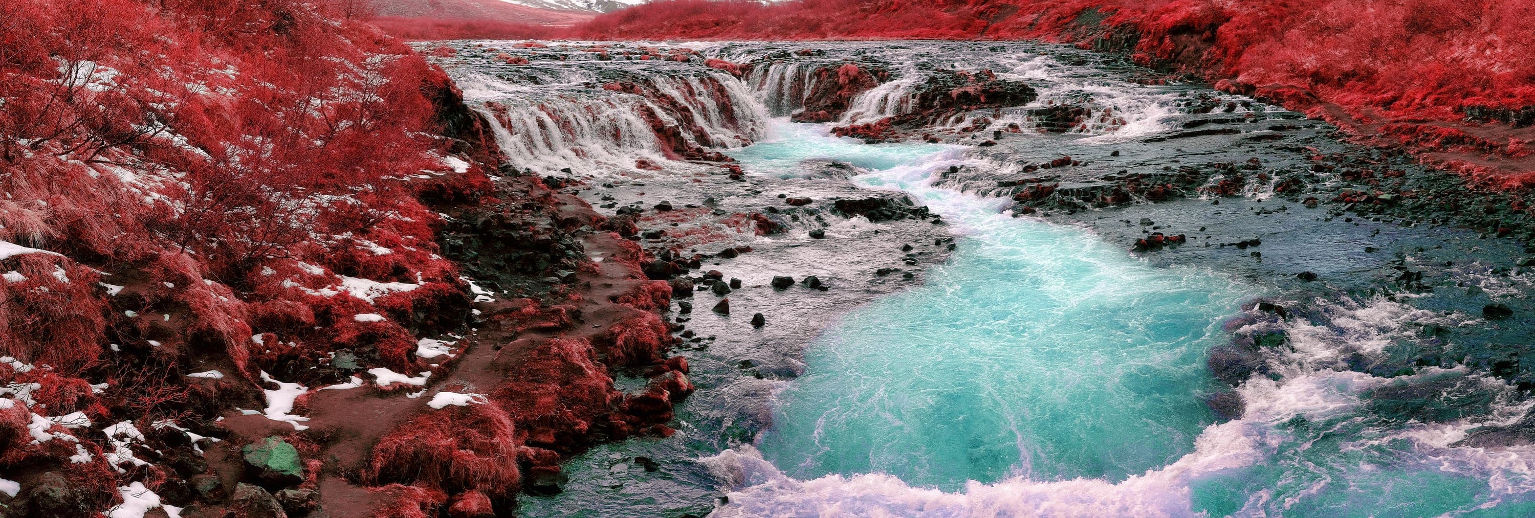 Near-infrared photograph from the Iceland series — description pending curation