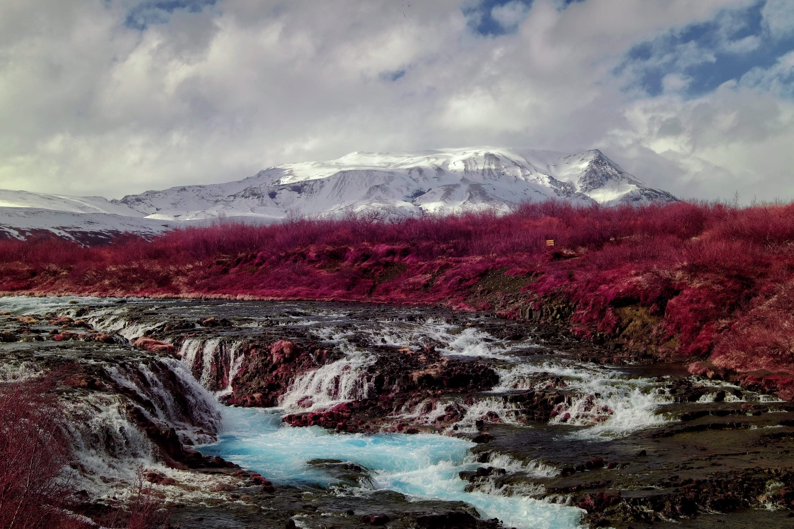 Near-infrared photograph from the Iceland series — description pending curation