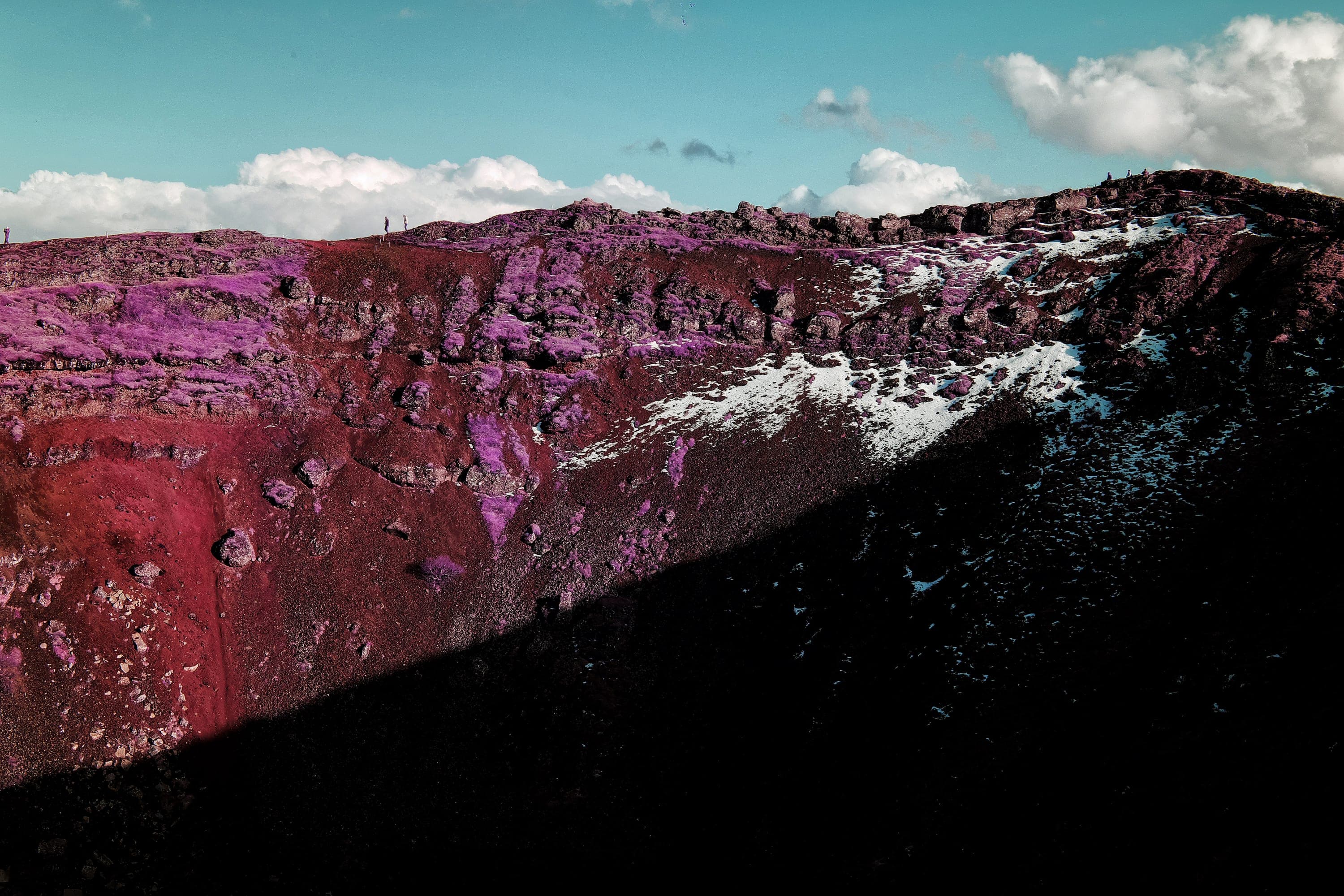 Near-infrared photograph from the Iceland series — description pending curation