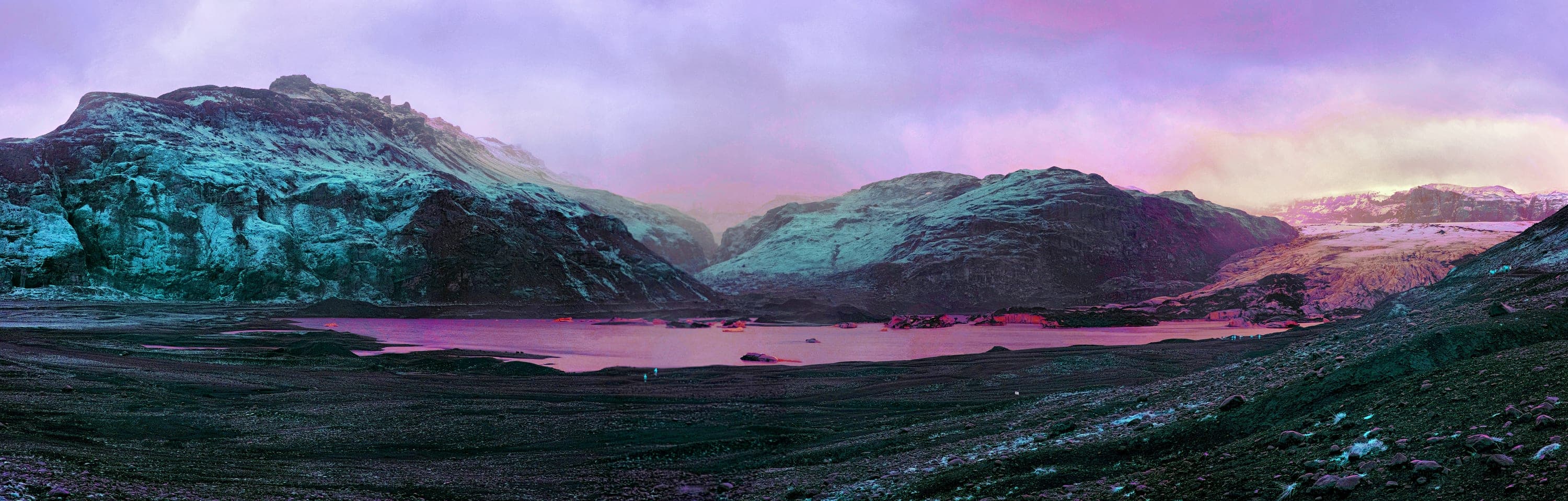 Near-infrared photograph from the Iceland series — description pending curation