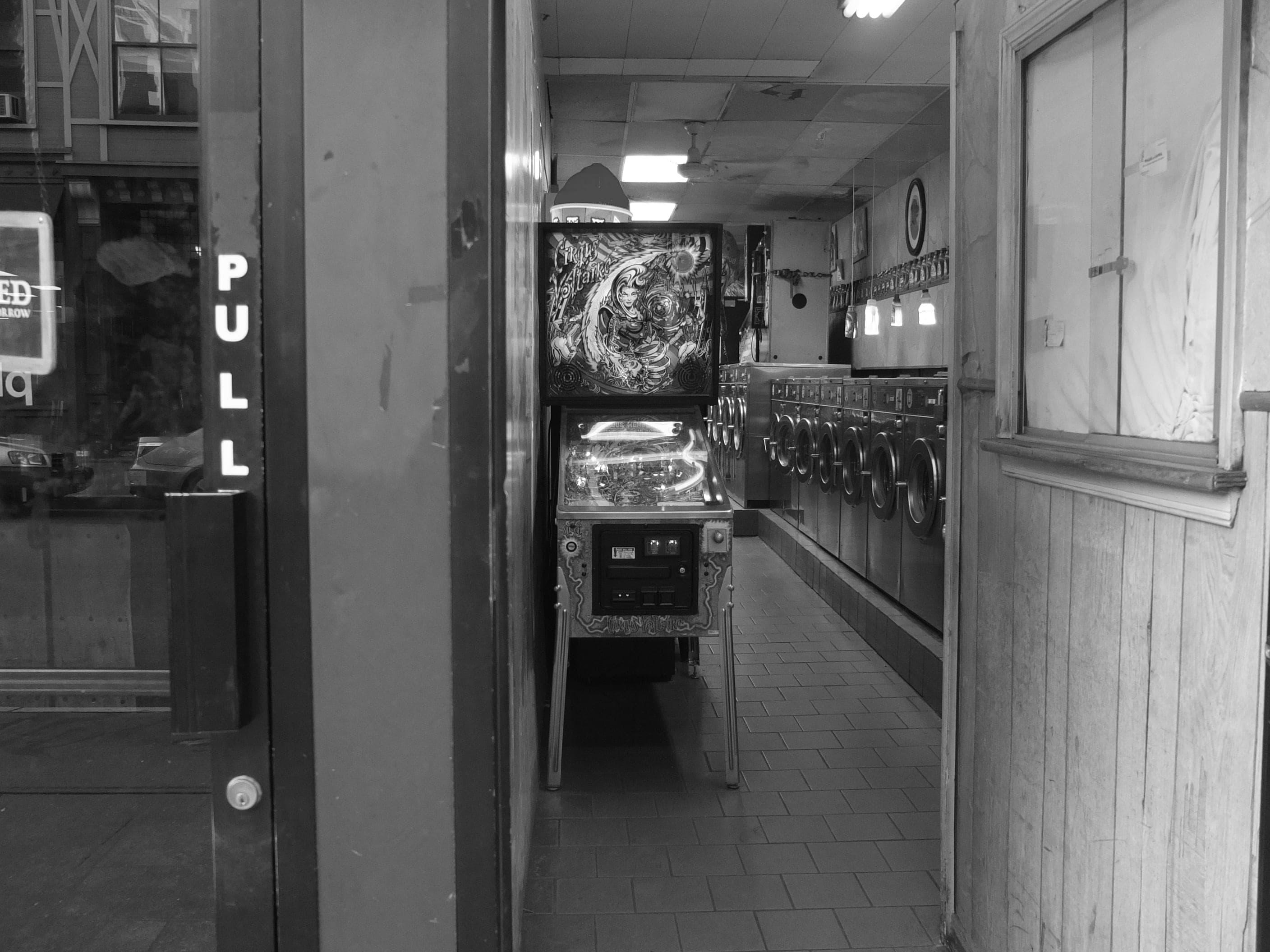 Black-and-white street photograph from the Odds & ends set — description pending curation