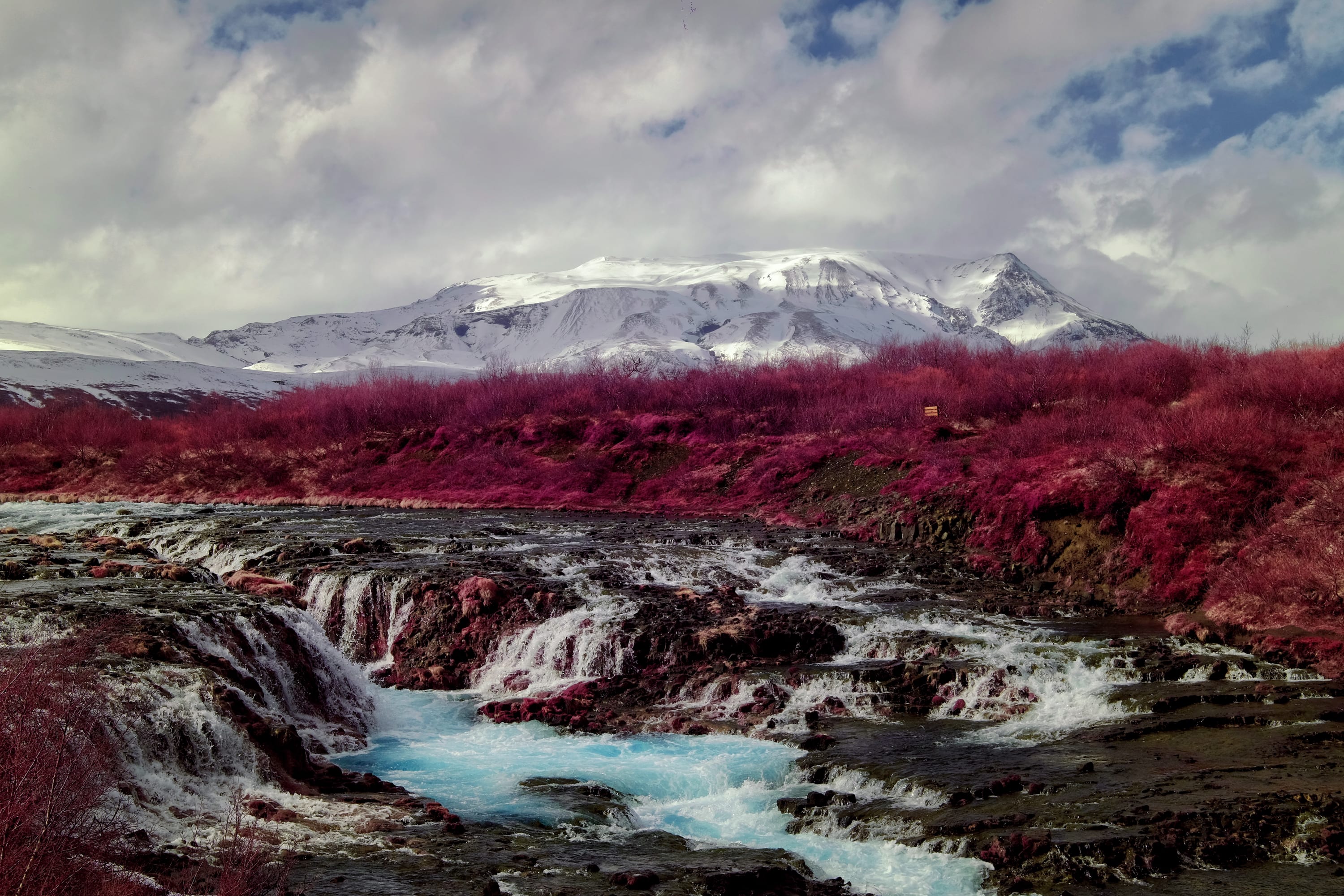 Near-infrared photograph from the Iceland series — description pending curation
