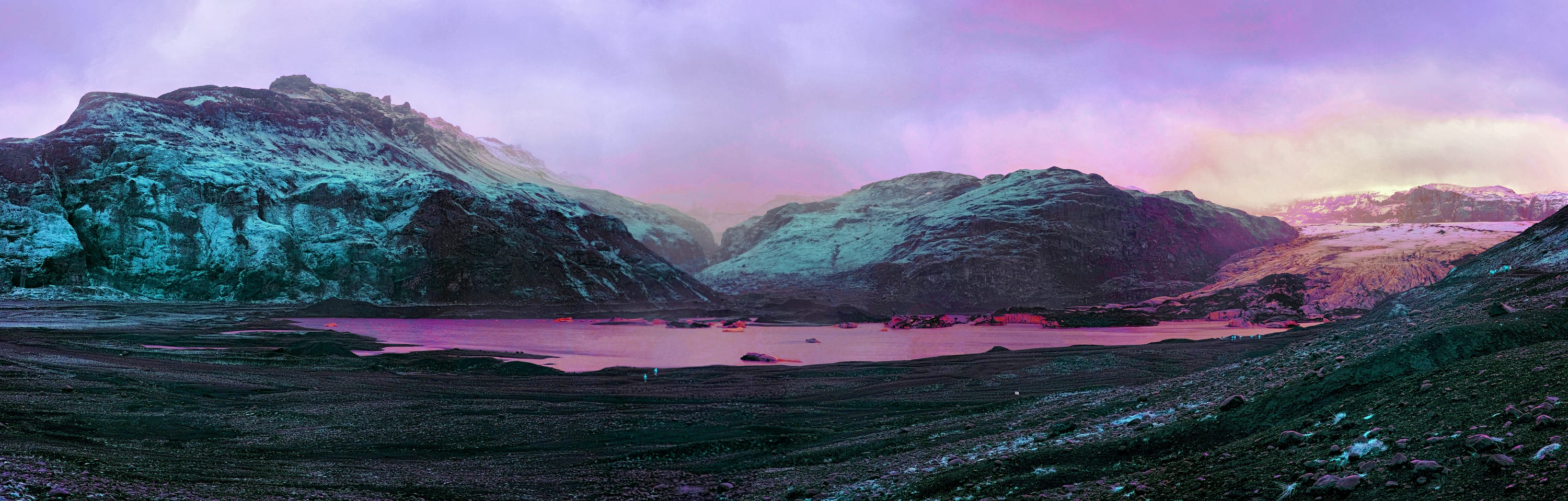 Near-infrared photograph from the Iceland series — description pending curation
