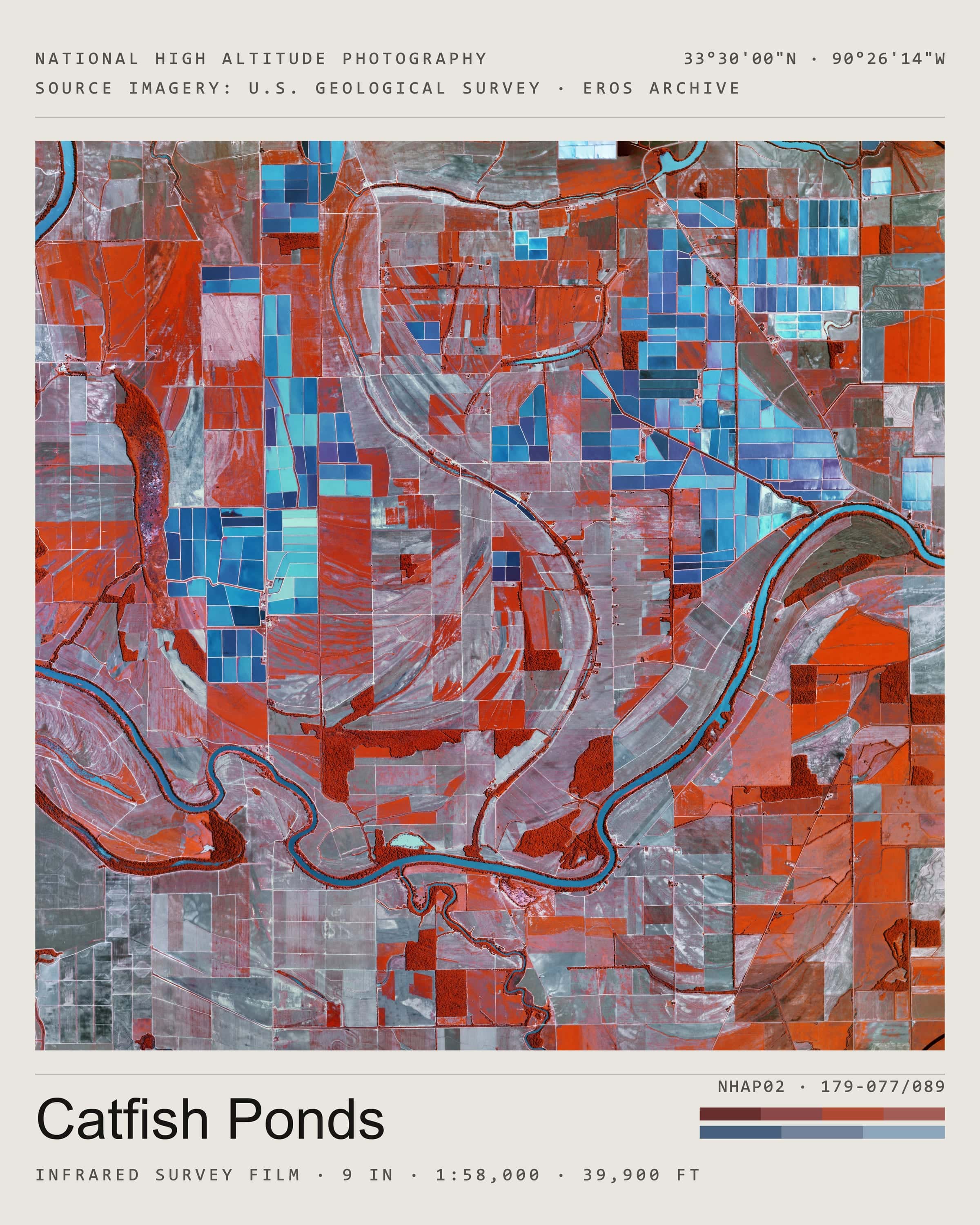 Catfish Ponds Roll 241 · Poster — square · 1:1, titled sheet