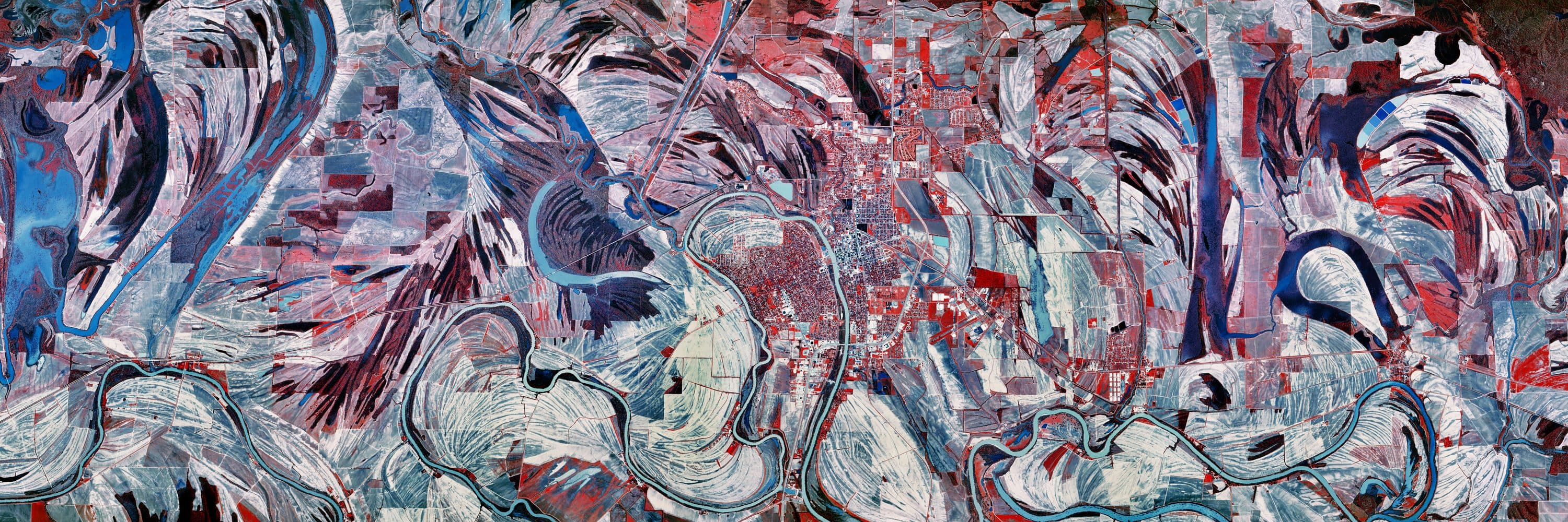 Catfish Ponds — color infrared survey composite
