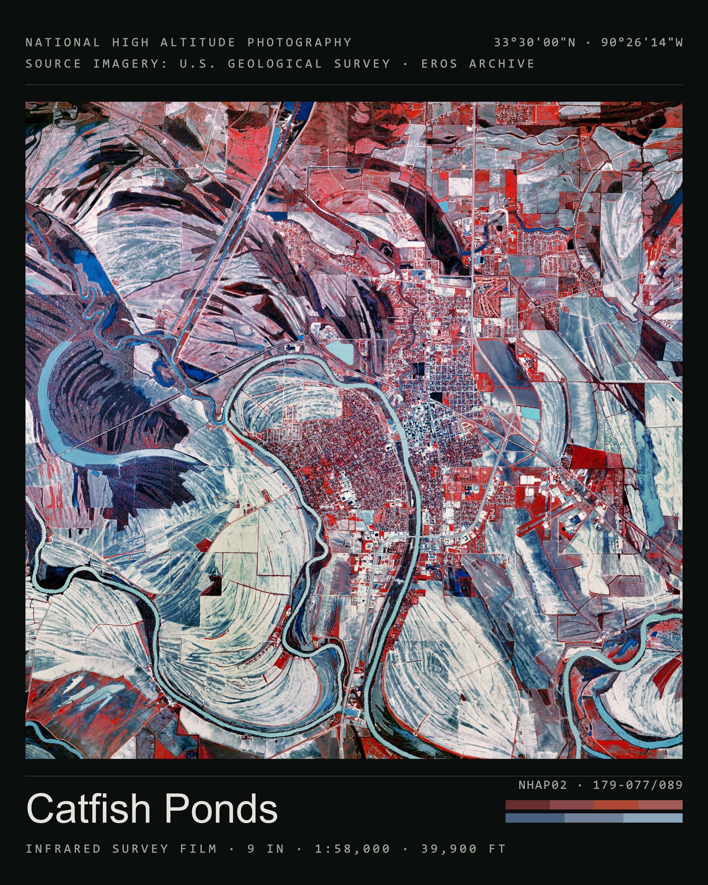 Catfish Ponds Roll 385 · Poster — square · 1:1 · i, titled sheet