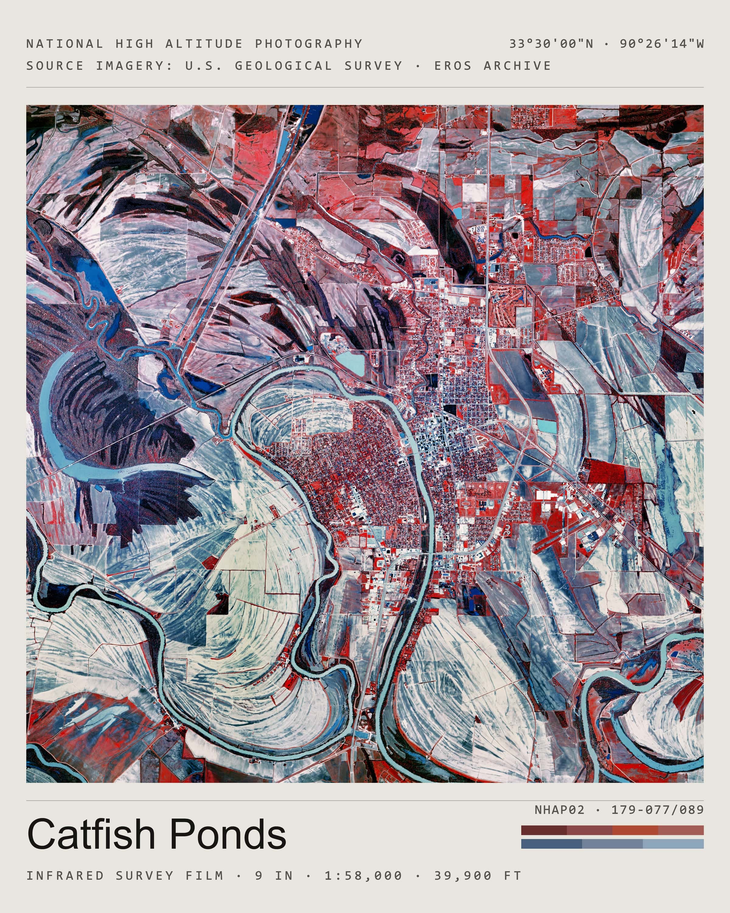 Catfish Ponds Roll 385 · Poster — square · 1:1 · i, titled sheet