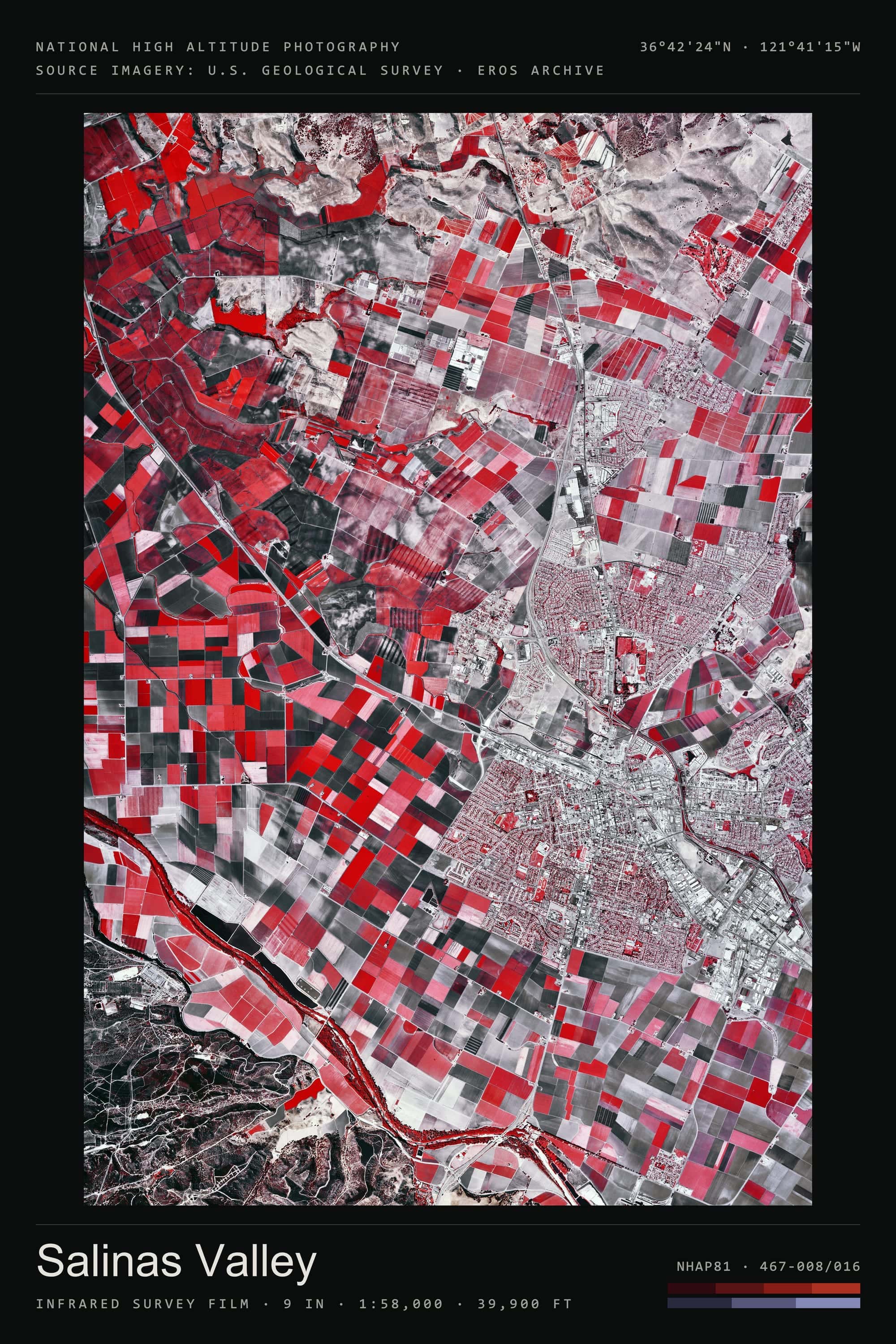 Salinas Valley Roll 467 · Poster — portrait · 3:2, titled sheet