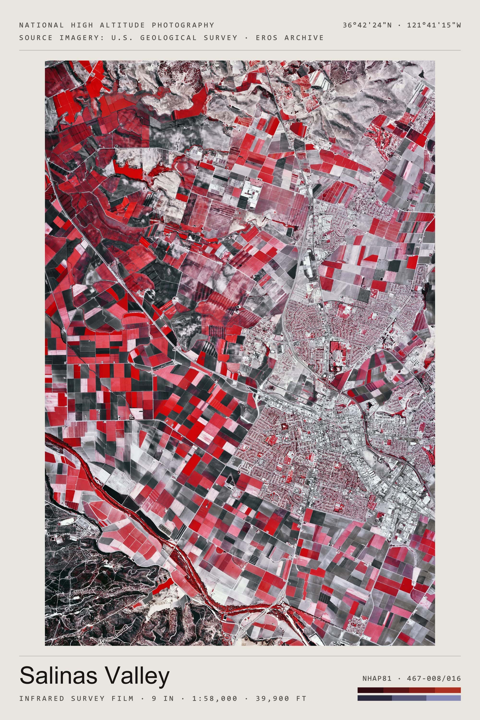 Salinas Valley Roll 467 · Poster — portrait · 3:2, titled sheet
