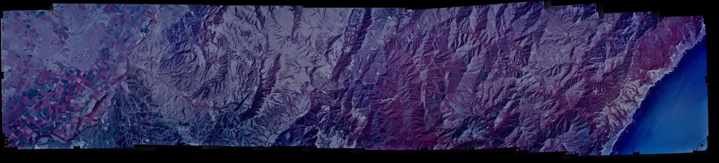 Salinas Valley — Roll 467, frames 008–016, contact strip