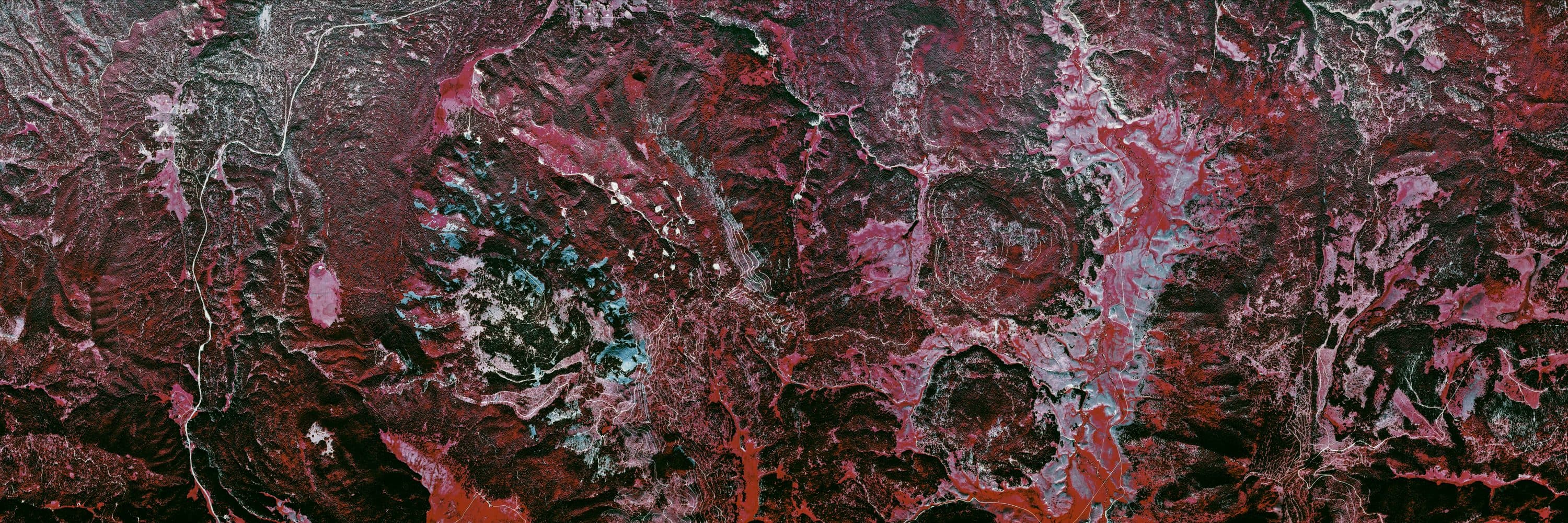 Valles Caldera — color infrared survey composite