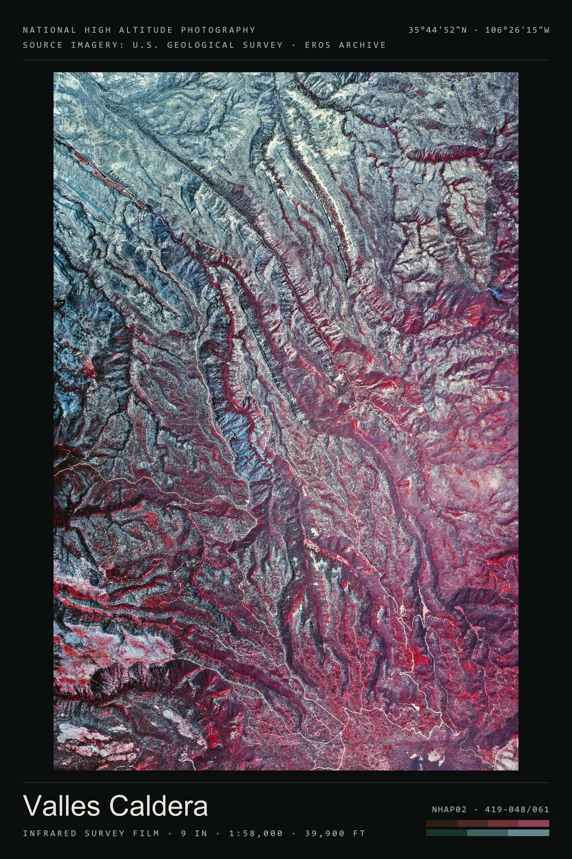 Valles Caldera Roll 419 · Ver. I · Poster — portrait · 3:2 · i, titled sheet