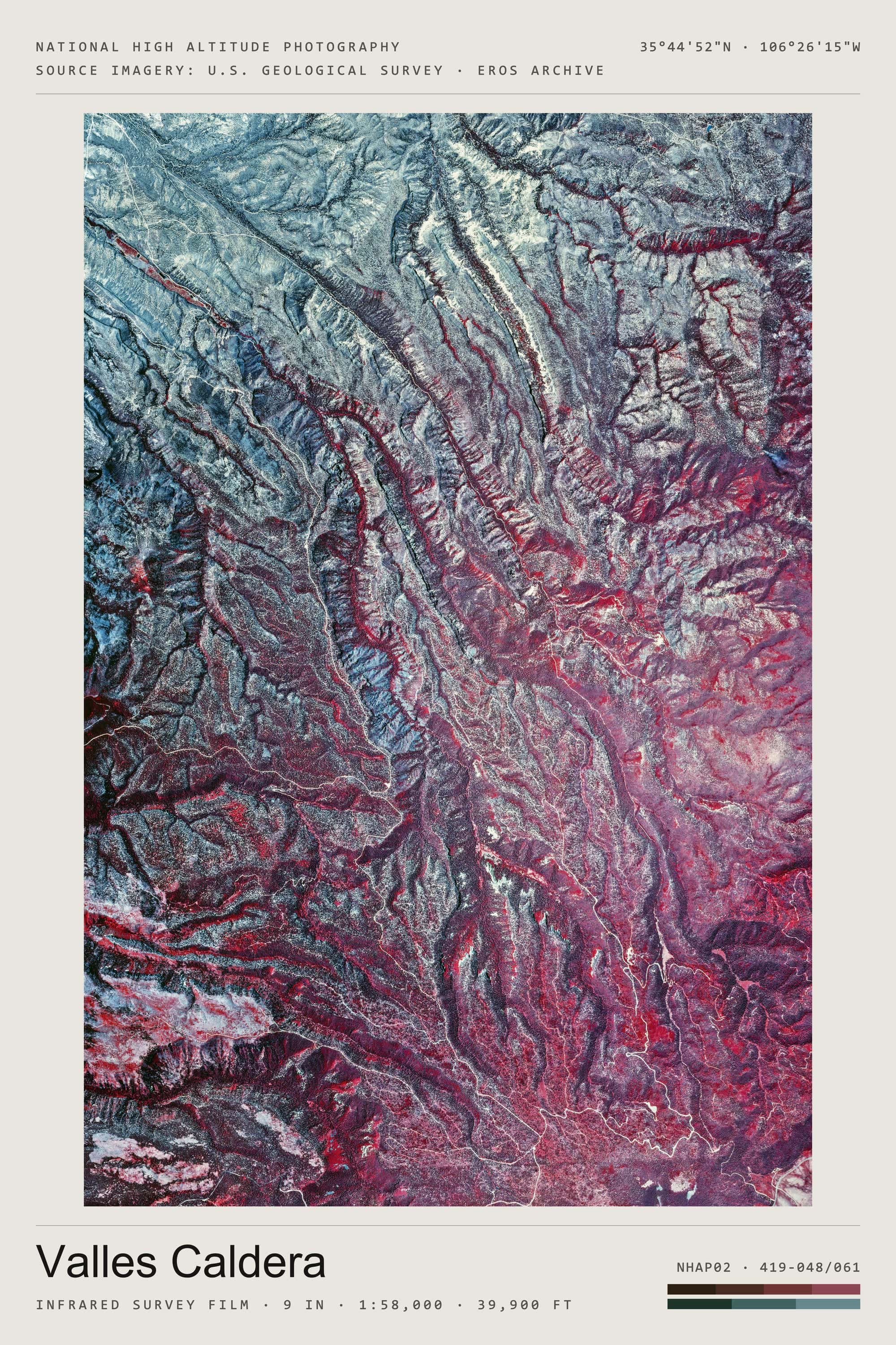 Valles Caldera Roll 419 · Ver. I · Poster — portrait · 3:2 · i, titled sheet