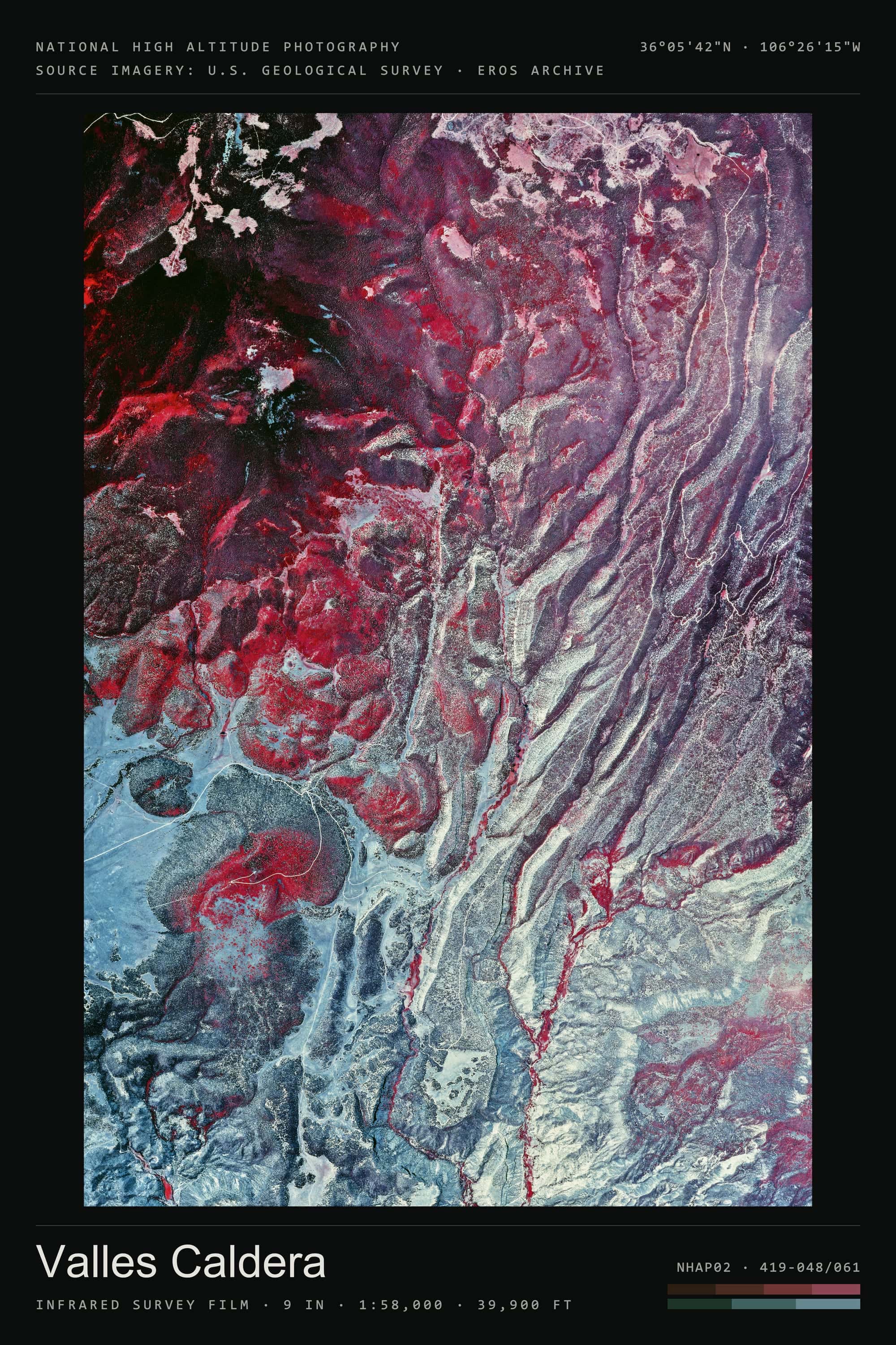 Valles Caldera Roll 419 · Ver. III · Poster — portrait · 3:2 · iii, titled sheet