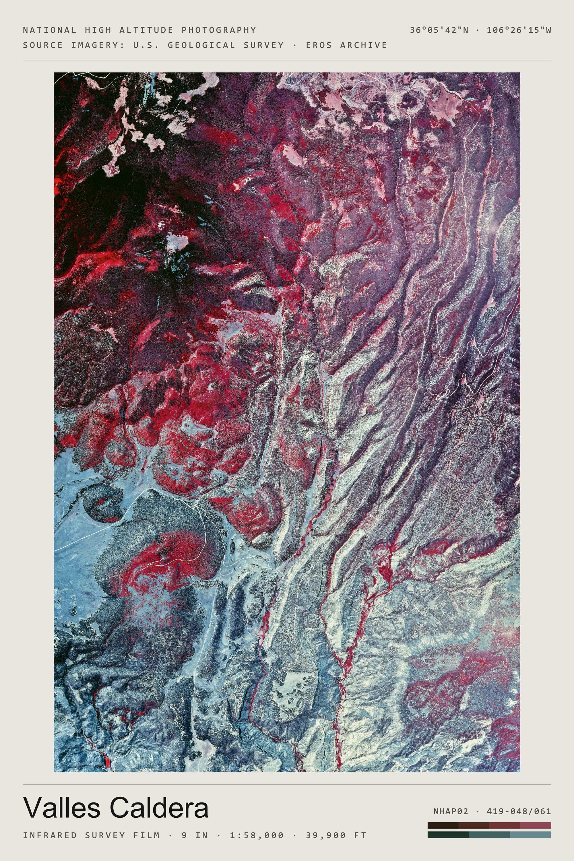Valles Caldera — roll 419 · ver. iii, portrait · 3:2 · iii, titled print