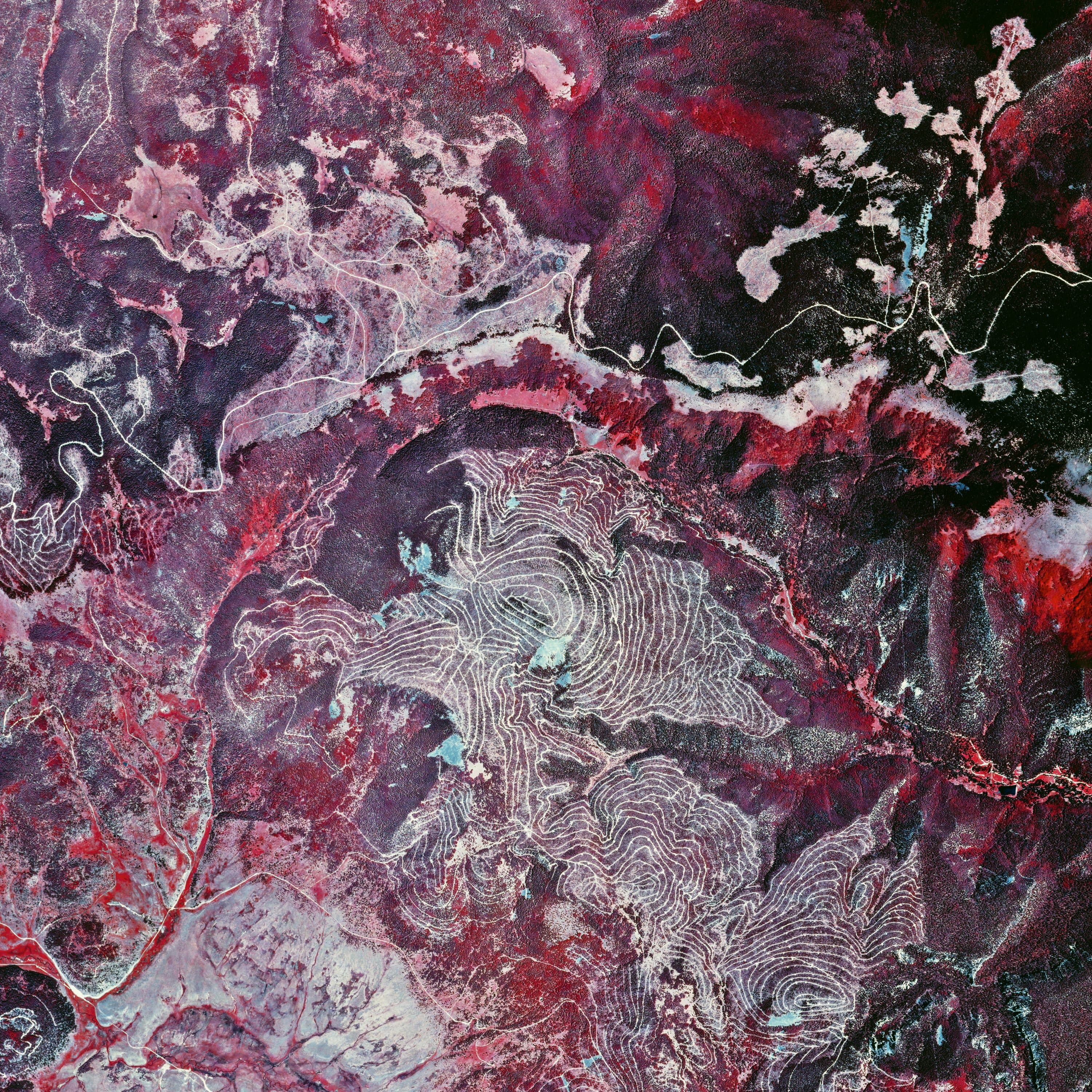 Valles Caldera — roll 419, square · 1:1 · ii print