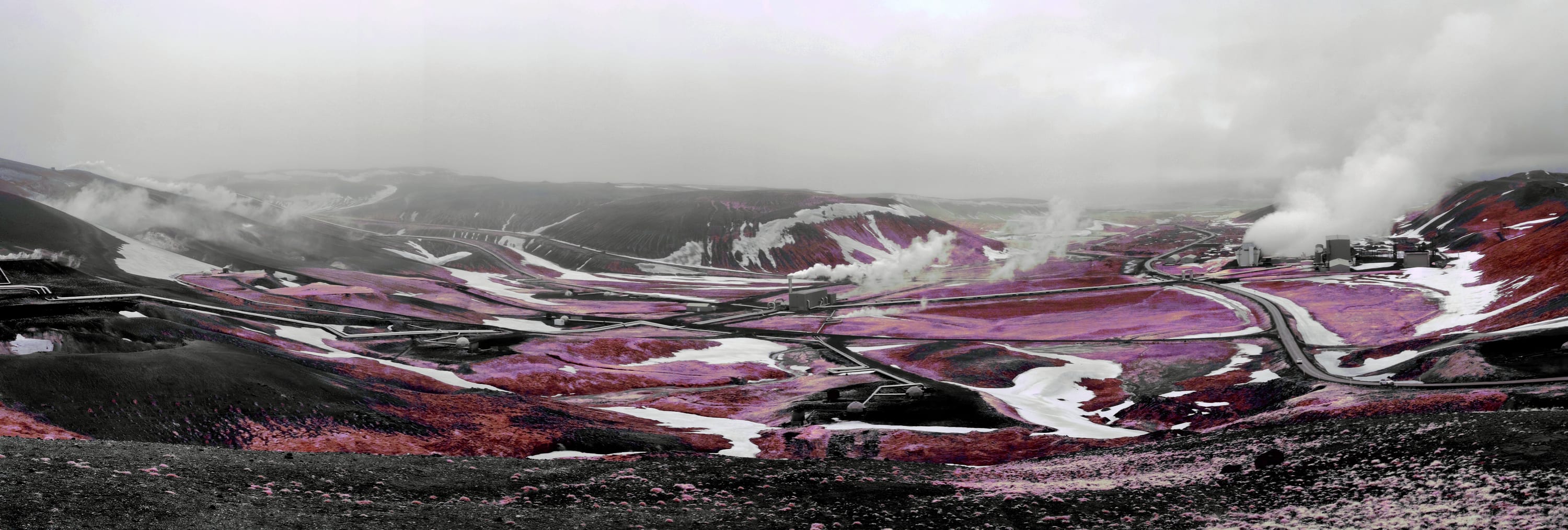 Near-infrared photograph from the Iceland series — description pending curation